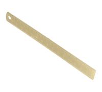 Amosfun 3piezas Regla de Latón Doble Escala Regla Metálica Portátil para Dibujo Técnico Carpintería y Medición Precisa Arquitectura y Estudio