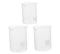 Amosfun 3Piezas Vaso Medidor de Vidrio de Tazas Medidoras para Cocina y Resistencia Altas y Clara