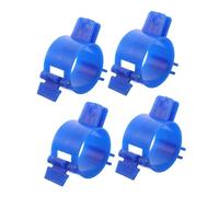 Amosfun 4 Piezas Accesorios Base de la Mesa Plegable Clips de fijación Abrazadera de la Pata de la Mesa Conectores para Patas de la Soporte de Plegable el plastico Azul