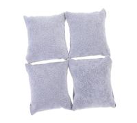 Amosfun 4 Piezas Caja De Reloj Pequeña Almohada Espuma Mini Reloj Almohada Suave Almohada De Exhibición De Joyería Almohada De Joyería Almohadas De Apoyo Almohada De Cuero Franela Pulsera