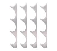 Amosfun 4 Piezas Conector de Cuatro Dientes para Tumbona Plegable de | Aluminio, Ajuste en Cuatro Posiciones, Conexión Estable, Montaje Modular, para Silla de Patio y Camping
