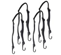 Amosfun 4 Piezas Correa Elástica Ajustable de Nylon con Ganchos para Fijar Equipaje Bicicletas Motos y Vehículos Eléctricos Resistente y Fácil de Usar
