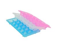 Amosfun 4 Piezas Cubiteras de Hielo Diseño de y Compartimentos Molde para Cubitos de Hielo para Whisky y Café Frío Color Aleatorio para Diy Color Aleatorio
