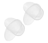 Amosfun 4 Piezas Moldeadores de Hombros Invisibles de Silicona Autoadhesivos Cómodos para Vestidos Formales Noche, Hombreras Invisibles para Mujer sin Costuras