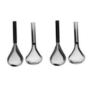 Amosfun 4 Piezas pala de calabaza cuchara de aguacate cuchara removedora de núcleo Herramienta cocina acero inoxidable Herramienta vaciado calabaza removedores de corazón de calabaza