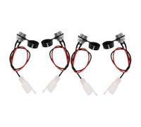 Amosfun 4 Piezas Puerto de Carga USB para Scooter Eléctrico Adaptador de Reemplazo para Bicicleta Eléctrica y Motocicleta Compatible con Múltiples Instalación y Duraderos