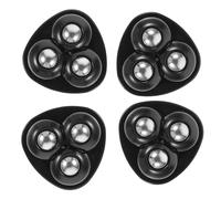 Amosfun 4 Piezas Ruedas Giratorias Adhesivas de 3 Bolas para Bote de Basura