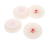 Amosfun 4 Piezas Válvula de bolsa de compresión válvula hermética de tpu a prueba de fugas White
