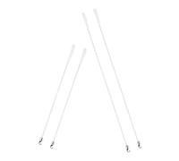 Amosfun 4 Piezas Varillas de Ajuste para Verticales de Fibra de Vidrio con Gancho de Aleación Recambio para Ventanas y Puertas Control Fácil de Luz sin Necesidad de Herramientas