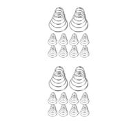Amosfun 40 Piezas Resorte de Batería Tipo Torre para Linterna y | Contacto de Repuesto Plateado, Reduce Pérdida de Energía, Mantenimiento de Equipos y Reparación de Mandos