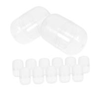 Amosfun 40piezas Rellenadores De Máquinas De Bolas De Vacías Decoración De Plástico Transparente