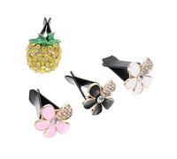 Amosfun 4piezas Decoración Clip De Aromaterapia Para Coche Clips Delicados Para Salida De Aire Acondicionado Difusor De Ventilación Para Coche Accesorios Interiores