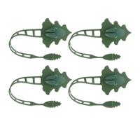 Amosfun 4piezas Gancho Adhesivo para Guirnaldas de Silicona Lazos Reutilizables para Guirnaldas Navideñas Soporte para Repisas de Guirnaldas Colgador para Decoración de Puertas