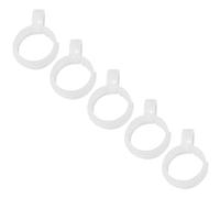 Amosfun 5 Clips Grandes para Rollo de Tela para Bordar, para Costura y Punto de Cruz, Accesorio Manualidades, Sujeción Estable para Tejido en Kits de Bordado