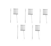 Amosfun 5 Piezas Barra giratoria retráctil para Cortinas. persianas Tirar apagón Ciego Barras Extensibles aglutinante Barra de dominadas Palo para persiana de Ventana abridor de persianas