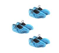 Amosfun 50 Pares Fundas Zapatos No Tejidas Antiestáticas con Banda Elástica Protectoras Antideslizantes Cubrecalzado para Trabajo y Exterior