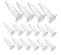 Amosfun 500 Piezas Unidades Tubos de Centrifuga Plásticos con Tapa Tubos de Ensayo Transparentes para Laboratorio Tapa Sellada Fugas Superficie para Evitar Residuos Uso Biología Molecular