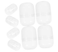 Amosfun 50piezas Bolas Vacías Rellenables Contenedor Plástico Almacenaje Dulces Expositor Fiestas