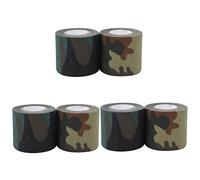 Amosfun 6 Piezas Cinta De Camuflaje Para Exteriores Cinta Deportiva Cinta Corporal Cinta Atlética Esparadrapo Deportivo Cinta Cohesiva Camuflaje Invisible Tela No Tejida Bolsa Deportiva
