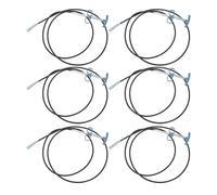 Amosfun 6 Piezas Desatascador Manual Diseño de Cuatro Garras para Desagües de Baño y Pisos, Herramienta de Plástico y Metal para Uso Doméstico en Limpieza de Tuberías