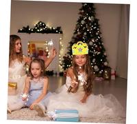 Amosfun 6 piezas Kit de Sombreros de Eva para Manualidades DIY con Pegatinas de Material Seguro y Duradero para Cumpleaños y Fiestas Infantiles
