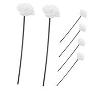 Amosfun 6 Piezas Unidades Varillas Difusoras de Aceites Esenciales con Flores Secas Varillas de Fibra para Aromaterapia Recambio para Ambientador Hogar