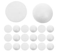 Amosfun 70 Bolas de Espuma Semiesférica de Poliestireno Pequeñas de Color Claro de 5 Cm para Manualidades Escolares, Decoración Navideña y Suministros de Bricolaje para Fiestas
