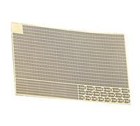 Amosfun 700 Barandilla de PE Dorada Pasamanos y Escalera para Maquetas, Accesorio Profesional Flexible y Antideslizante para Construcción de Modelos