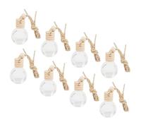 Amosfun 8 Botellas De Perfume De Aceite Esencial Para Coche Difusor De Aceite Vacío Ambientador Para Decoración Interior De Coche Botella De Fragancia Botellas De Ambientador Para