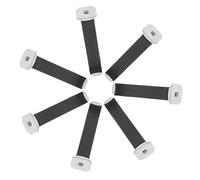 Amosfun 8 Piezas Clip De Salida De Aire Lavanda Aroma Fragancia Clips De Ventilación De Aire Auto Ambientador Coche Clips Respiradero Perfumado Para Aleación De Zinc Black