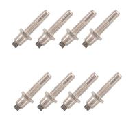 Amosfun 8 Piezas Puntas de Acero de Tungsteno para Bastón de Trekking, Compatibles Generales, Alta Adaptabilidad al Terreno para Senderismo y Montañismo