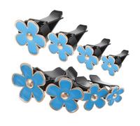 Amosfun 8piezas Clip Decorativo Para Perfume De Coche Margarita Pétalos De Clips De Flor Para Rejilla De Ventilación De Coche Accesorios Para Interior