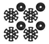 Amosfun Accesorios para Bastones de Trekking Extremos de Goma y Cestas para Nieve y Barro, Compatibles Bastones de Senderismo para Senderismo y Trekking de Larga Distancia