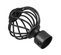 Amosfun Accesorios para Cortinas Tapa Decorativa Cuadrada Extremos Barra Cortina Tapas Cuadradas para Uso Doméstico Ventana