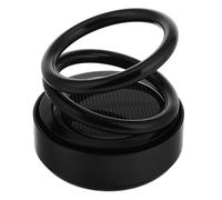 Amosfun Adorno De Aromaterapia Solar Para Coche Giratorio Con Doble Anillo Soporte Para Salpicadero Decorativo y Fragante Para Interior De Coche