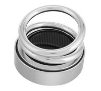 Amosfun Adornos De Perfume Para Coche Con Diseño De Doble Anillo Giratorio Solar Portátil y Decorativa Para Interior De Automóvil Esencial y Aromatizar