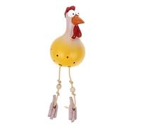 Amosfun Adornos De Pollo con Cabestrillo Figura De Pollo En Miniatura Diseño De Pollo Almacenamiento Decoración Escultura De Pollo Estatua De Pollo Alas Decorativas