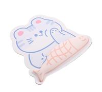 Amosfun Alfombrilla de Ratón y Antideslizante con Forma de Gato Divertida con Reposamuñecas de de Leche Cómoda y Ergonómica para Oficina y Hogar