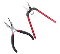 Amosfun Alicates para Joyería y Manualidades Diy, Mini Perforadora Metálica Resistente, Boca Puntiaguda para Corte Preciso, Herramienta Multifuncional para Bisutería y Artesanía