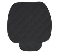 Amosfun Almohadilla para Almacenamiento y Calor para Asiento de Coche de Felpa Negra Cojín Plegable Adecuado para Uso en Invierno y Protección del Asiento
