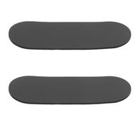 Amosfun Almohadillas de Silicona para Batería, Protector Antideslizante para Parches de Bombo, Resistente Deformación, Prolonga la Vida Útil del Tambor, Paquete de 2 Unidades
