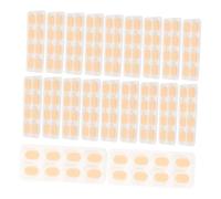 Amosfun Almohadillas Nasales de Esponja Antideslizantes para Gafas 20 Piezas (1.0mm y 1.5mm) Adhesivas Suaves para Piel, Compatibles Monturas de Placa, Uso Diario para Evitar