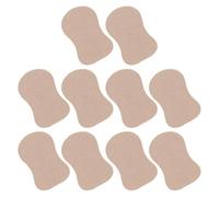 Amosfun Almohadillas Sudor Axilas y Pies Desechables 10 Unidades, Adhesivas, Transpirables, Protección Eficaz contra Sudoración Excesiva para Hombres y Mujeres, Uso Cómodo y Seguro