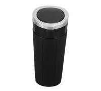 Amosfun Auto Garbage Can con Tapa Pequeño Contenedor Portátil para Coche Diseño Delgado y y Fácil de Limpiar para Portavasos y Reducidos Vehículos