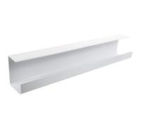 Amosfun Bandeja de Alambre para Gestión de Cables Debajo del Escritorio Buena Estabilidad y Capacidad de Carga, Material PVC Blanco Adecuado para Oficina