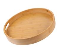 Amosfun Bandeja Para Servir Con Asas Plato Redondo Para Postre Y Ensalada Para Fiestas Y Bufés