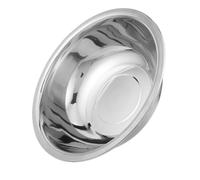 Amosfun Bañera para Pies de Acero Inoxidable 201 sin Imán, 36 Cm, Cuenco Multifuncional para Baño y Pedicura, Tazón Resistente para Remojo Doméstico, Lavabo Seguro Antideslizante para Spa