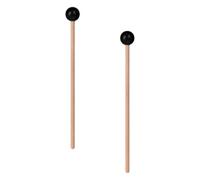 Amosfun Baquetas de Madera y Goma para Xilófono y Campanas, Juego de 2 Mazos Portátiles, Diseño Compacto para Intérpretes en Conciertos y Prácticas Varios estilos