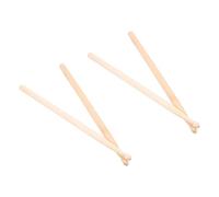 Amosfun Baquetas Infantiles de Madera para Batería, 2 Pares de Baquetas Cortas de Arce, sin Púas, Cuerpo Ligero y Durable, para en Iniciación Musical y Ensayos
