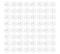 Amosfun Bobinas para Máquina de Coser 100 Unidades Transparentes, Mini Carretes Vacíos Compatibles con Brother Singer Typical, Accesorios para Costura Profesional y Manualidades